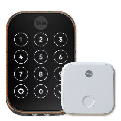 Yale Pro 2 Key Free Touchscreen Keypad Lock, Bluetooth with Wi-Fi Connect Bridge, Oil-Rubbed Bronze